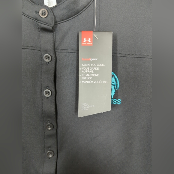 Huntress Under Armour Polo Black Size S Embroidered NWT - Picture 4 of 7